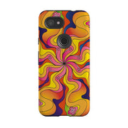 Google phone case-Bells-Product Details Raised bevel to protect screen from scratches. Impact resistant polycarbonate shell and shock absorbing inner TPU liner. Secure fit with design wrapping around side of the case and full access to ports. Compatible with Qi-standard wireless charging. Thickness 1/8 inch (3mm), weight 30g. Compatibility See drop down menu for options, please select the right case as we print to order.-Stringberry