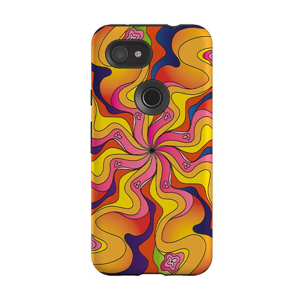 Google phone case-Bells-Product Details Raised bevel to protect screen from scratches. Impact resistant polycarbonate shell and shock absorbing inner TPU liner. Secure fit with design wrapping around side of the case and full access to ports. Compatible with Qi-standard wireless charging. Thickness 1/8 inch (3mm), weight 30g. Compatibility See drop down menu for options, please select the right case as we print to order.-Stringberry