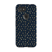 Google phone case-Blue Rain-Product Details Raised bevel to protect screen from scratches. Impact resistant polycarbonate shell and shock absorbing inner TPU liner. Secure fit with design wrapping around side of the case and full access to ports. Compatible with Qi-standard wireless charging. Thickness 1/8 inch (3mm), weight 30g. Compatibility See drop down menu for options, please select the right case as we print to order.-Stringberry