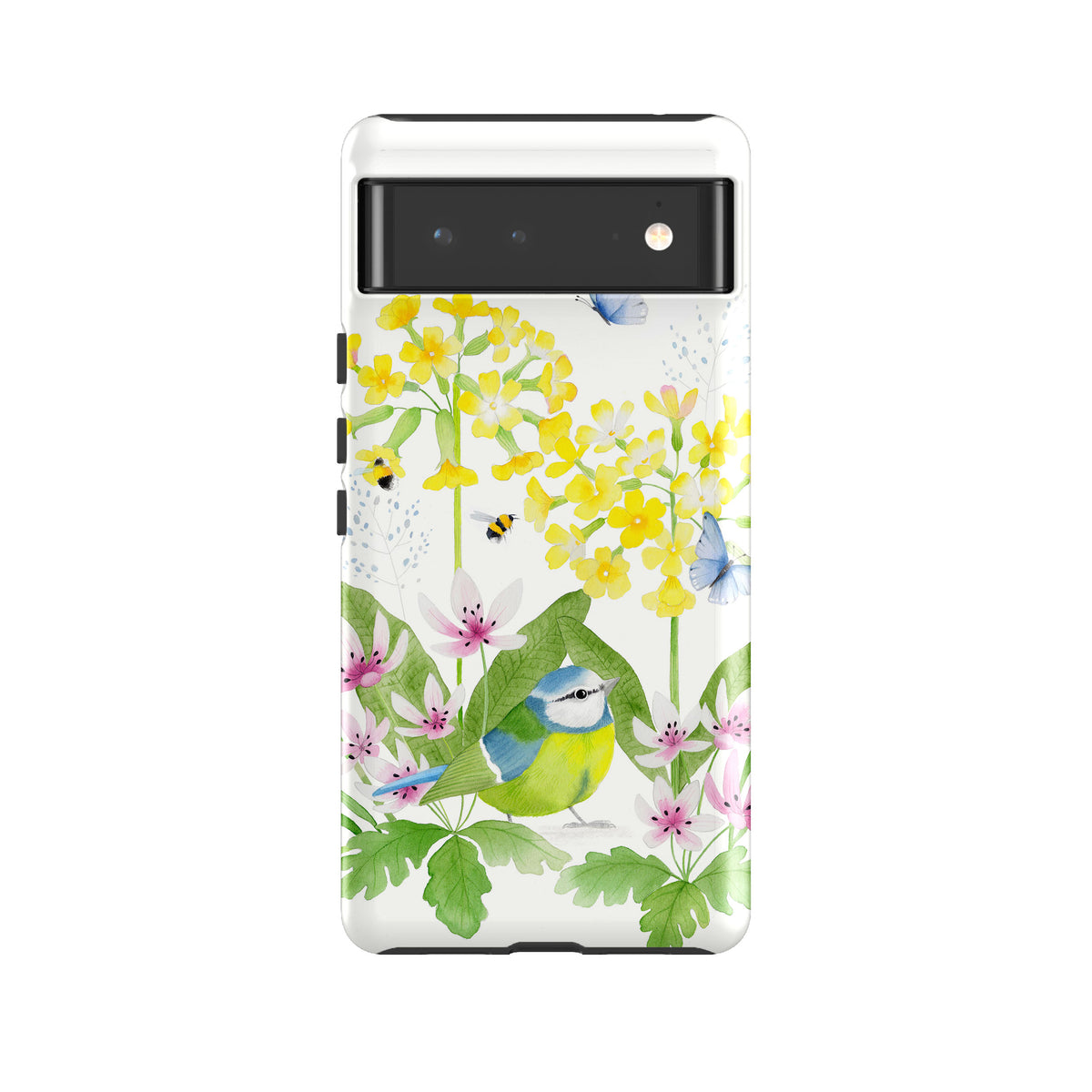 Google Tough Case -  Blue Tit Garden By Bex Parkin