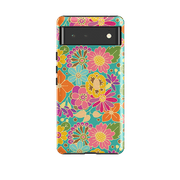 Google phone case-Bouquet By Amelia Bowman-Product Details Raised bevel to protect screen from scratches. Impact resistant polycarbonate shell and shock absorbing inner TPU liner. Secure fit with design wrapping around side of the case and full access to ports. Compatible with Qi-standard wireless charging. Thickness 1/8 inch (3mm), weight 30g. Compatibility See drop down menu for options, please select the right case as we print to order.-Stringberry