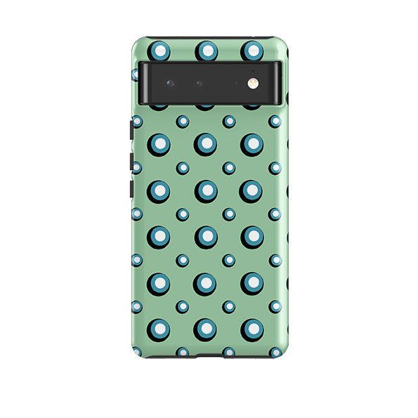 Google phone case-Bubbles By Cressida Bell-Product Details Raised bevel to protect screen from scratches. Impact resistant polycarbonate shell and shock absorbing inner TPU liner. Secure fit with design wrapping around side of the case and full access to ports. Compatible with Qi-standard wireless charging. Thickness 1/8 inch (3mm), weight 30g. Compatibility See drop down menu for options, please select the right case as we print to order.-Stringberry