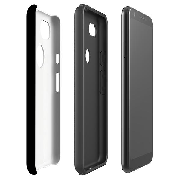 Google phone case-Carina-Product Details Raised bevel to protect screen from scratches. Impact resistant polycarbonate shell and shock absorbing inner TPU liner. Secure fit with design wrapping around side of the case and full access to ports. Compatible with Qi-standard wireless charging. Thickness 1/8 inch (3mm), weight 30g. Compatibility See drop down menu for options, please select the right case as we print to order.-Stringberry
