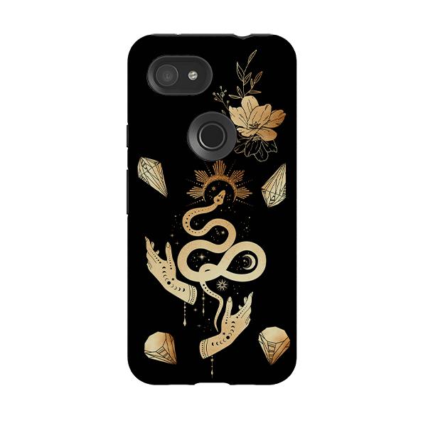 Google phone case-Carina-Product Details Raised bevel to protect screen from scratches. Impact resistant polycarbonate shell and shock absorbing inner TPU liner. Secure fit with design wrapping around side of the case and full access to ports. Compatible with Qi-standard wireless charging. Thickness 1/8 inch (3mm), weight 30g. Compatibility See drop down menu for options, please select the right case as we print to order.-Stringberry