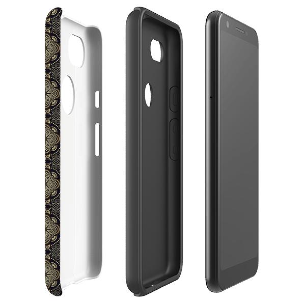 Google phone case-Chiddingford-Product Details Raised bevel to protect screen from scratches. Impact resistant polycarbonate shell and shock absorbing inner TPU liner. Secure fit with design wrapping around side of the case and full access to ports. Compatible with Qi-standard wireless charging. Thickness 1/8 inch (3mm), weight 30g. Compatibility See drop down menu for options, please select the right case as we print to order.-Stringberry