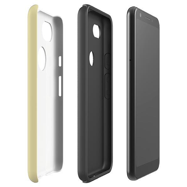 Google phone case-Cool Cat-Product Details Raised bevel to protect screen from scratches. Impact resistant polycarbonate shell and shock absorbing inner TPU liner. Secure fit with design wrapping around side of the case and full access to ports. Compatible with Qi-standard wireless charging. Thickness 1/8 inch (3mm), weight 30g. Compatibility See drop down menu for options, please select the right case as we print to order.-Stringberry