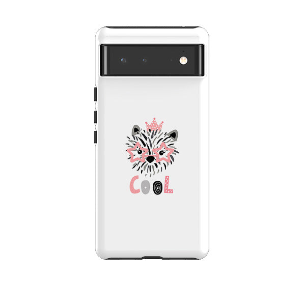 Google phone case-Cool Dog-Product Details Raised bevel to protect screen from scratches. Impact resistant polycarbonate shell and shock absorbing inner TPU liner. Secure fit with design wrapping around side of the case and full access to ports. Compatible with Qi-standard wireless charging. Thickness 1/8 inch (3mm), weight 30g. Compatibility See drop down menu for options, please select the right case as we print to order.-Stringberry