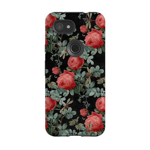 Google phone case-Dragons And Roses-Product Details Raised bevel to protect screen from scratches. Impact resistant polycarbonate shell and shock absorbing inner TPU liner. Secure fit with design wrapping around side of the case and full access to ports. Compatible with Qi-standard wireless charging. Thickness 1/8 inch (3mm), weight 30g. Compatibility See drop down menu for options, please select the right case as we print to order.-Stringberry