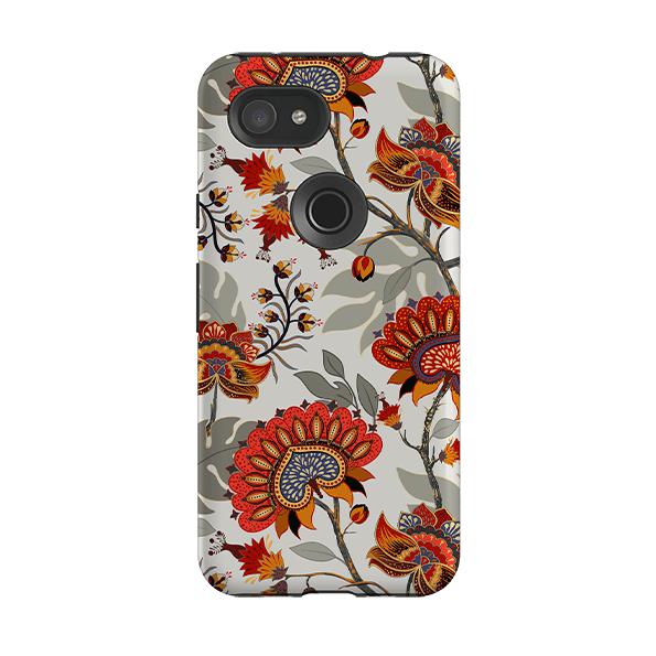 Google phone case-Eden Floral-Product Details Raised bevel to protect screen from scratches. Impact resistant polycarbonate shell and shock absorbing inner TPU liner. Secure fit with design wrapping around side of the case and full access to ports. Compatible with Qi-standard wireless charging. Thickness 1/8 inch (3mm), weight 30g. Compatibility See drop down menu for options, please select the right case as we print to order.-Stringberry