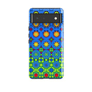Google phone case-Electric Zoo-Product Details Raised bevel to protect screen from scratches. Impact resistant polycarbonate shell and shock absorbing inner TPU liner. Secure fit with design wrapping around side of the case and full access to ports. Compatible with Qi-standard wireless charging. Thickness 1/8 inch (3mm), weight 30g. Compatibility See drop down menu for options, please select the right case as we print to order.-Stringberry