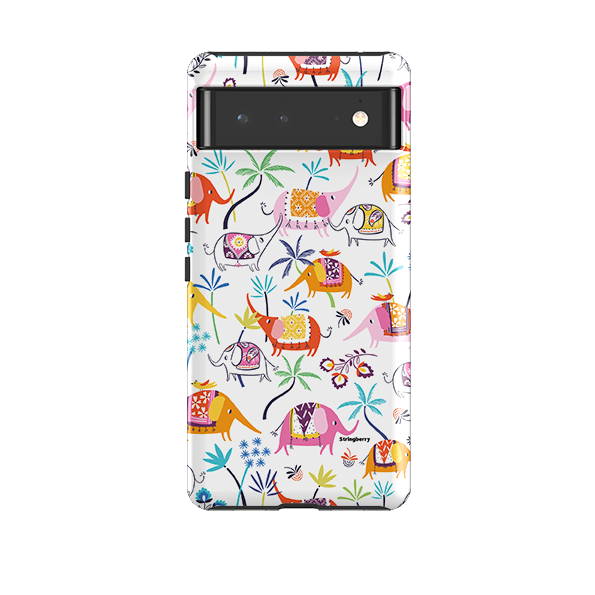 Google Tough Case -  Elephants And Trees By Ali Brookes