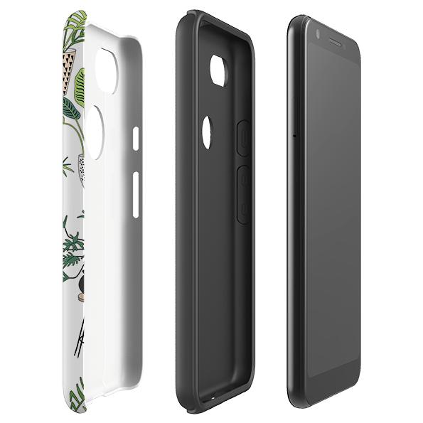 Google phone case-Flimby-Product Details Raised bevel to protect screen from scratches. Impact resistant polycarbonate shell and shock absorbing inner TPU liner. Secure fit with design wrapping around side of the case and full access to ports. Compatible with Qi-standard wireless charging. Thickness 1/8 inch (3mm), weight 30g. Compatibility See drop down menu for options, please select the right case as we print to order.-Stringberry