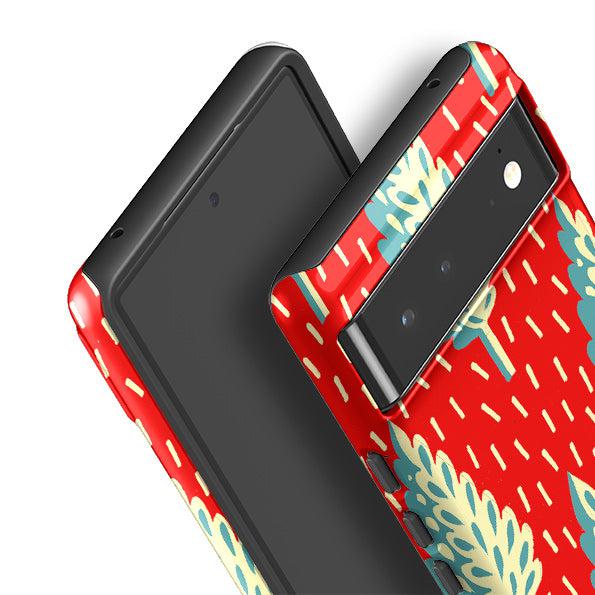 Google phone case-Forest By Cressida Bell-Product Details Raised bevel to protect screen from scratches. Impact resistant polycarbonate shell and shock absorbing inner TPU liner. Secure fit with design wrapping around side of the case and full access to ports. Compatible with Qi-standard wireless charging. Thickness 1/8 inch (3mm), weight 30g. Compatibility See drop down menu for options, please select the right case as we print to order.-Stringberry