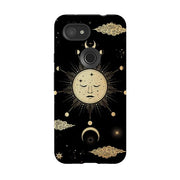 Google phone case-Full Moon-Product Details Raised bevel to protect screen from scratches. Impact resistant polycarbonate shell and shock absorbing inner TPU liner. Secure fit with design wrapping around side of the case and full access to ports. Compatible with Qi-standard wireless charging. Thickness 1/8 inch (3mm), weight 30g. Compatibility See drop down menu for options, please select the right case as we print to order.-Stringberry