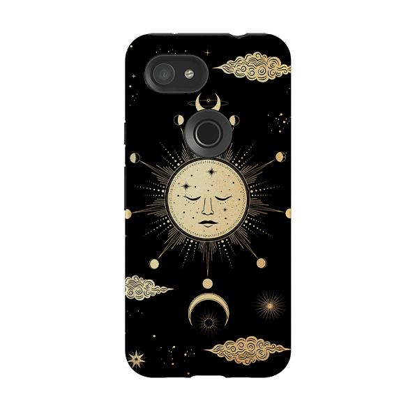 Google phone case-Full Moon-Product Details Raised bevel to protect screen from scratches. Impact resistant polycarbonate shell and shock absorbing inner TPU liner. Secure fit with design wrapping around side of the case and full access to ports. Compatible with Qi-standard wireless charging. Thickness 1/8 inch (3mm), weight 30g. Compatibility See drop down menu for options, please select the right case as we print to order.-Stringberry