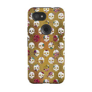 Google phone case-G Skull-Product Details Raised bevel to protect screen from scratches. Impact resistant polycarbonate shell and shock absorbing inner TPU liner. Secure fit with design wrapping around side of the case and full access to ports. Compatible with Qi-standard wireless charging. Thickness 1/8 inch (3mm), weight 30g. Compatibility See drop down menu for options, please select the right case as we print to order.-Stringberry