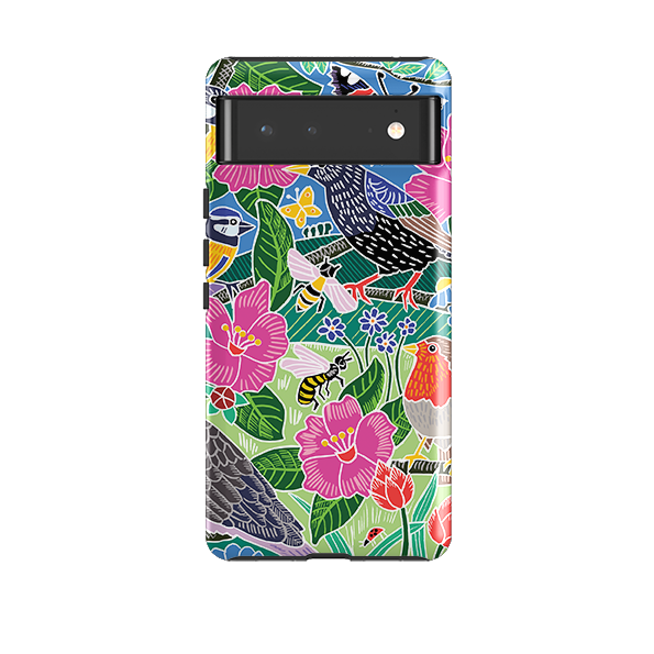 Google Tough Case -  Garden Bird Jigsaw A By Kate Heiss