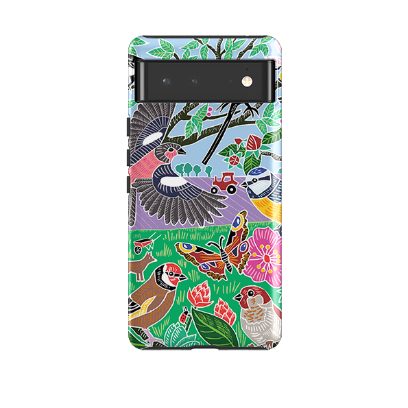 Google Tough Case -  Garden Bird Jigsaw B By Kate Heiss