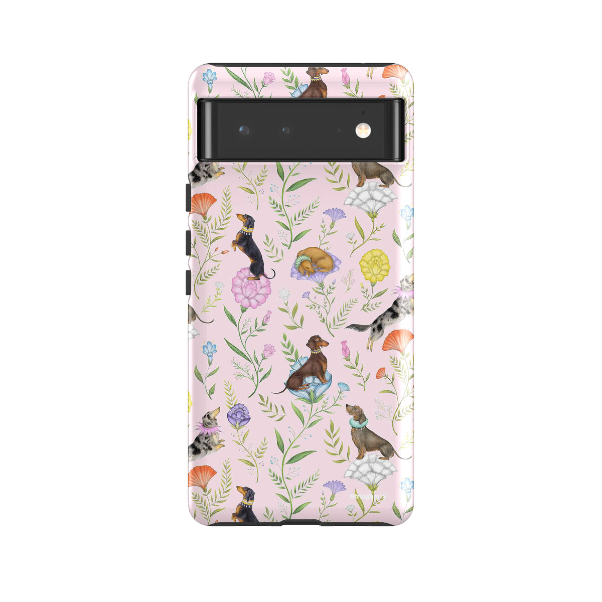 Google Tough Case -  Google Pixel Case Doxy Day Afternoon Petal By Catherine Rowe