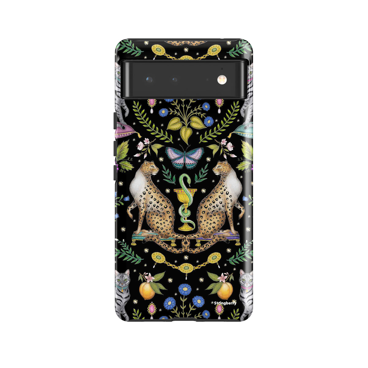 Google Tough Case -  Google Pixel Case Kyoto No Ruffs By Catherine Rowe