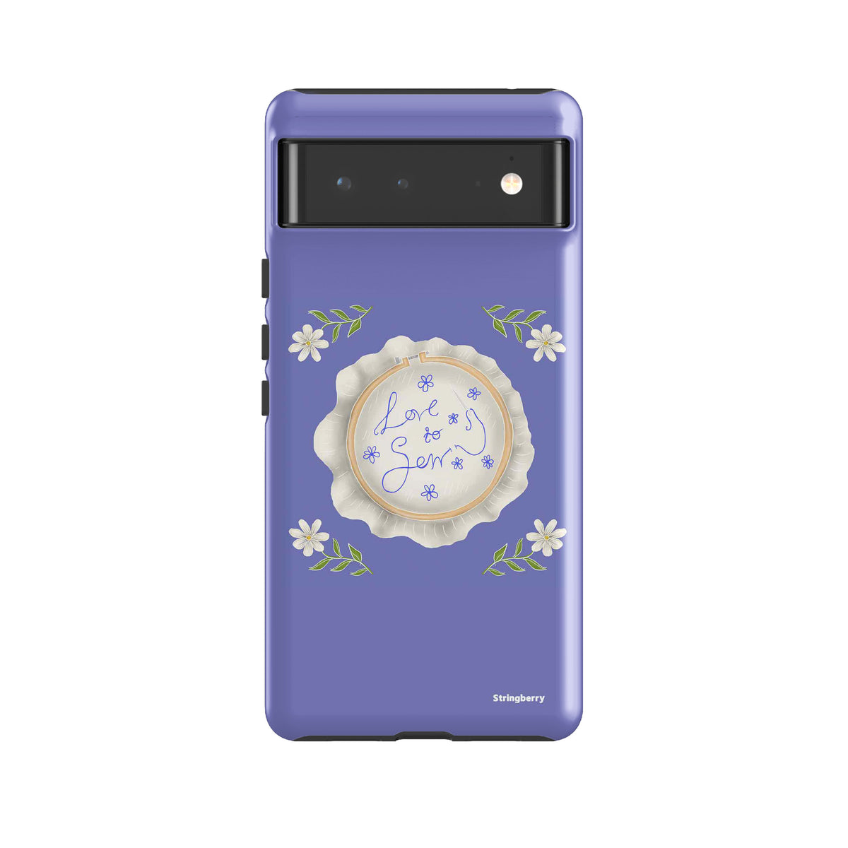 Google Tough Case -  Google Pixel Case Love To Sew By Catherine Rowe
