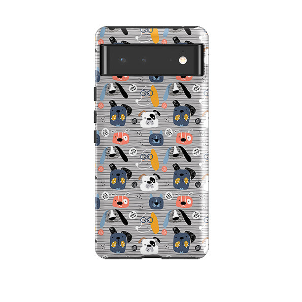 Google phone case-Groucho Barks-Product Details Raised bevel to protect screen from scratches. Impact resistant polycarbonate shell and shock absorbing inner TPU liner. Secure fit with design wrapping around side of the case and full access to ports. Compatible with Qi-standard wireless charging. Thickness 1/8 inch (3mm), weight 30g. Compatibility See drop down menu for options, please select the right case as we print to order.-Stringberry