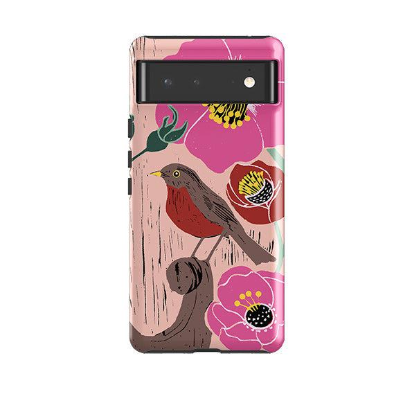 Google phone case-Hellebore By kate Heiss-Product Details Raised bevel to protect screen from scratches. Impact resistant polycarbonate shell and shock absorbing inner TPU liner. Secure fit with design wrapping around side of the case and full access to ports. Compatible with Qi-standard wireless charging. Thickness 1/8 inch (3mm), weight 30g. Compatibility See drop down menu for options, please select the right case as we print to order.-Stringberry