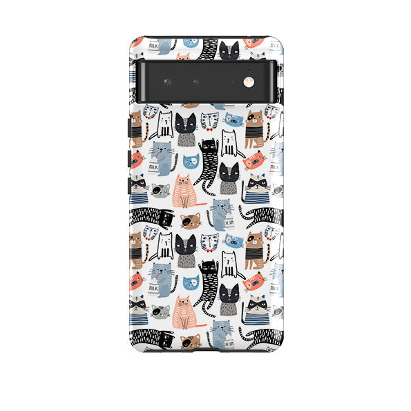 Google phone case-Jiggles-Product Details Raised bevel to protect screen from scratches. Impact resistant polycarbonate shell and shock absorbing inner TPU liner. Secure fit with design wrapping around side of the case and full access to ports. Compatible with Qi-standard wireless charging. Thickness 1/8 inch (3mm), weight 30g. Compatibility See drop down menu for options, please select the right case as we print to order.-Stringberry