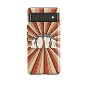 Google phone case-Love A-Product Details Raised bevel to protect screen from scratches. Impact resistant polycarbonate shell and shock absorbing inner TPU liner. Secure fit with design wrapping around side of the case and full access to ports. Compatible with Qi-standard wireless charging. Thickness 1/8 inch (3mm), weight 30g. Compatibility See drop down menu for options, please select the right case as we print to order.-Stringberry