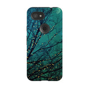 Google phone case-Magical Nights-Product Details Raised bevel to protect screen from scratches. Impact resistant polycarbonate shell and shock absorbing inner TPU liner. Secure fit with design wrapping around side of the case and full access to ports. Compatible with Qi-standard wireless charging. Thickness 1/8 inch (3mm), weight 30g. Compatibility See drop down menu for options, please select the right case as we print to order.-Stringberry