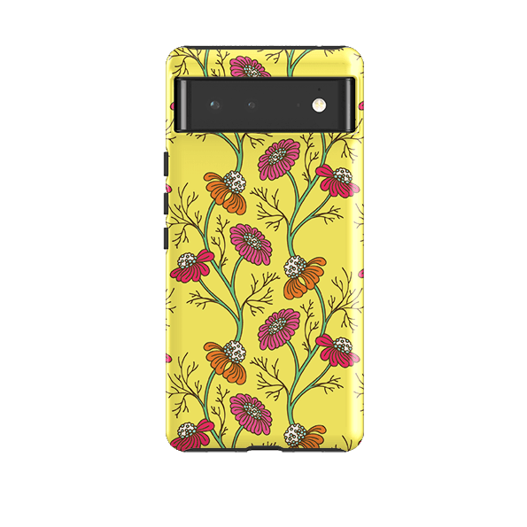Google phone case-May Weed By Amelia Bowman-Product Details Raised bevel to protect screen from scratches. Impact resistant polycarbonate shell and shock absorbing inner TPU liner. Secure fit with design wrapping around side of the case and full access to ports. Compatible with Qi-standard wireless charging. Thickness 1/8 inch (3mm), weight 30g. Compatibility See drop down menu for options, please select the right case as we print to order.-Stringberry
