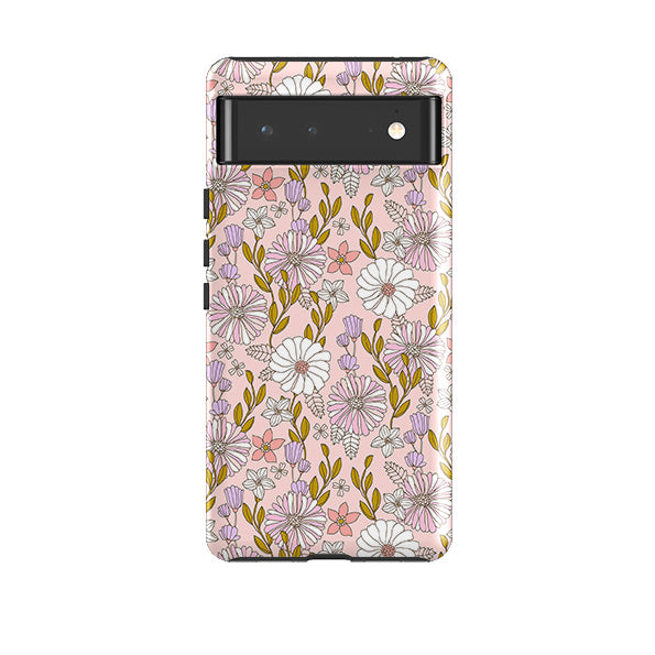 Google phone case-Misty-Product Details Raised bevel to protect screen from scratches. Impact resistant polycarbonate shell and shock absorbing inner TPU liner. Secure fit with design wrapping around side of the case and full access to ports. Compatible with Qi-standard wireless charging. Thickness 1/8 inch (3mm), weight 30g. Compatibility See drop down menu for options, please select the right case as we print to order.-Stringberry
