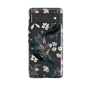 Google phone case-Moths And Tuis By Katherine Quinn-Product Details Raised bevel to protect screen from scratches. Impact resistant polycarbonate shell and shock absorbing inner TPU liner. Secure fit with design wrapping around side of the case and full access to ports. Compatible with Qi-standard wireless charging. Thickness 1/8 inch (3mm), weight 30g. Compatibility See drop down menu for options, please select the right case as we print to order.-Stringberry