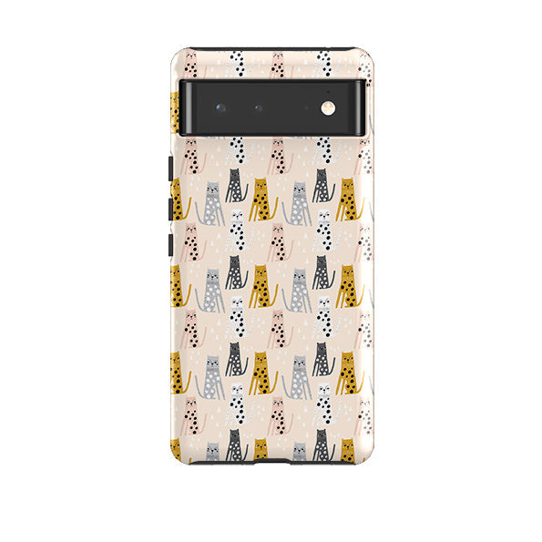 Google phone case-Not Changing My Spots-Product Details Raised bevel to protect screen from scratches. Impact resistant polycarbonate shell and shock absorbing inner TPU liner. Secure fit with design wrapping around side of the case and full access to ports. Compatible with Qi-standard wireless charging. Thickness 1/8 inch (3mm), weight 30g. Compatibility See drop down menu for options, please select the right case as we print to order.-Stringberry
