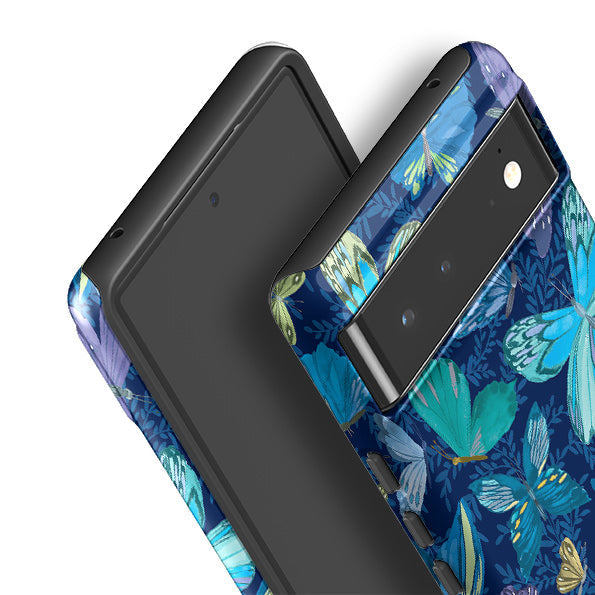 Google phone case-Pattern A By Elisabeth Haager-Product Details Raised bevel to protect screen from scratches. Impact resistant polycarbonate shell and shock absorbing inner TPU liner. Secure fit with design wrapping around side of the case and full access to ports. Compatible with Qi-standard wireless charging. Thickness 1/8 inch (3mm), weight 30g. Compatibility See drop down menu for options, please select the right case as we print to order.-Stringberry