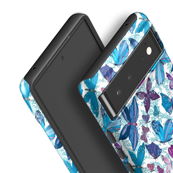 Google phone case-Pattern B By Elisabeth Haager-Product Details Raised bevel to protect screen from scratches. Impact resistant polycarbonate shell and shock absorbing inner TPU liner. Secure fit with design wrapping around side of the case and full access to ports. Compatible with Qi-standard wireless charging. Thickness 1/8 inch (3mm), weight 30g. Compatibility See drop down menu for options, please select the right case as we print to order.-Stringberry