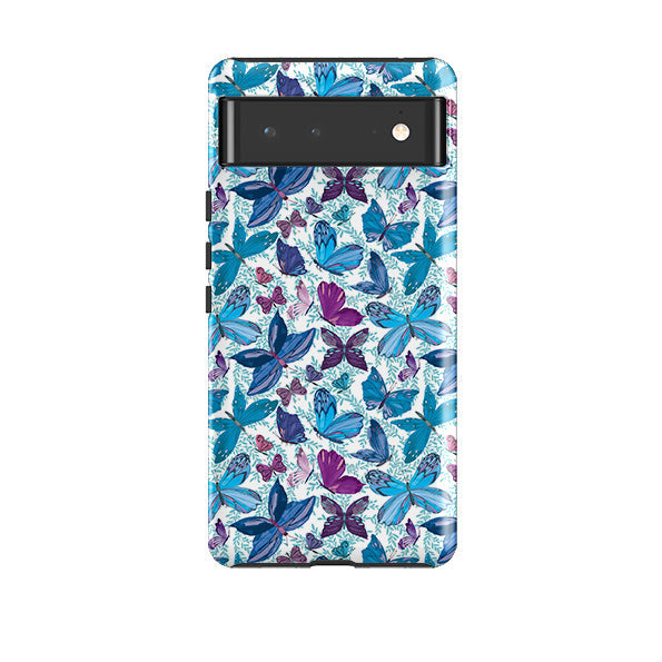 Google phone case-Pattern B By Elisabeth Haager-Product Details Raised bevel to protect screen from scratches. Impact resistant polycarbonate shell and shock absorbing inner TPU liner. Secure fit with design wrapping around side of the case and full access to ports. Compatible with Qi-standard wireless charging. Thickness 1/8 inch (3mm), weight 30g. Compatibility See drop down menu for options, please select the right case as we print to order.-Stringberry
