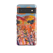 Google phone case-Perfect Day By Claire West-Product Details Raised bevel to protect screen from scratches. Impact resistant polycarbonate shell and shock absorbing inner TPU liner. Secure fit with design wrapping around side of the case and full access to ports. Compatible with Qi-standard wireless charging. Thickness 1/8 inch (3mm), weight 30g. Compatibility See drop down menu for options, please select the right case as we print to order.-Stringberry