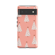 Google Tough Case -  Pink Xmas Trees