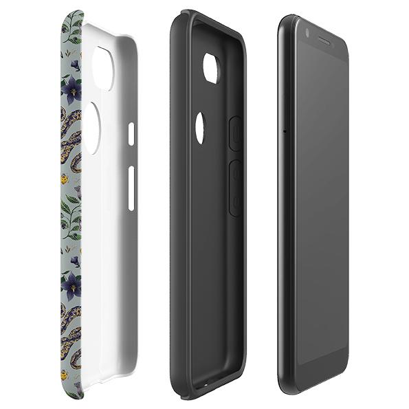 Google phone case-Poisonous 2 By Catherine Rowe-Product Details Raised bevel to protect screen from scratches. Impact resistant polycarbonate shell and shock absorbing inner TPU liner. Secure fit with design wrapping around side of the case and full access to ports. Compatible with Qi-standard wireless charging. Thickness 1/8 inch (3mm), weight 30g. Compatibility See drop down menu for options, please select the right case as we print to order.-Stringberry