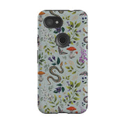Google phone case-Poisonous 2 By Catherine Rowe-Product Details Raised bevel to protect screen from scratches. Impact resistant polycarbonate shell and shock absorbing inner TPU liner. Secure fit with design wrapping around side of the case and full access to ports. Compatible with Qi-standard wireless charging. Thickness 1/8 inch (3mm), weight 30g. Compatibility See drop down menu for options, please select the right case as we print to order.-Stringberry