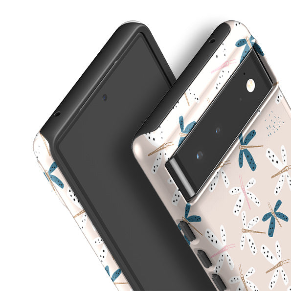 Google phone case-Rebel-Product Details Raised bevel to protect screen from scratches. Impact resistant polycarbonate shell and shock absorbing inner TPU liner. Secure fit with design wrapping around side of the case and full access to ports. Compatible with Qi-standard wireless charging. Thickness 1/8 inch (3mm), weight 30g. Compatibility See drop down menu for options, please select the right case as we print to order.-Stringberry