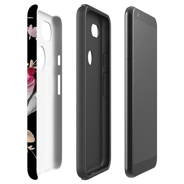 Google phone case-Redcar-Product Details Raised bevel to protect screen from scratches. Impact resistant polycarbonate shell and shock absorbing inner TPU liner. Secure fit with design wrapping around side of the case and full access to ports. Compatible with Qi-standard wireless charging. Thickness 1/8 inch (3mm), weight 30g. Compatibility See drop down menu for options, please select the right case as we print to order.-Stringberry