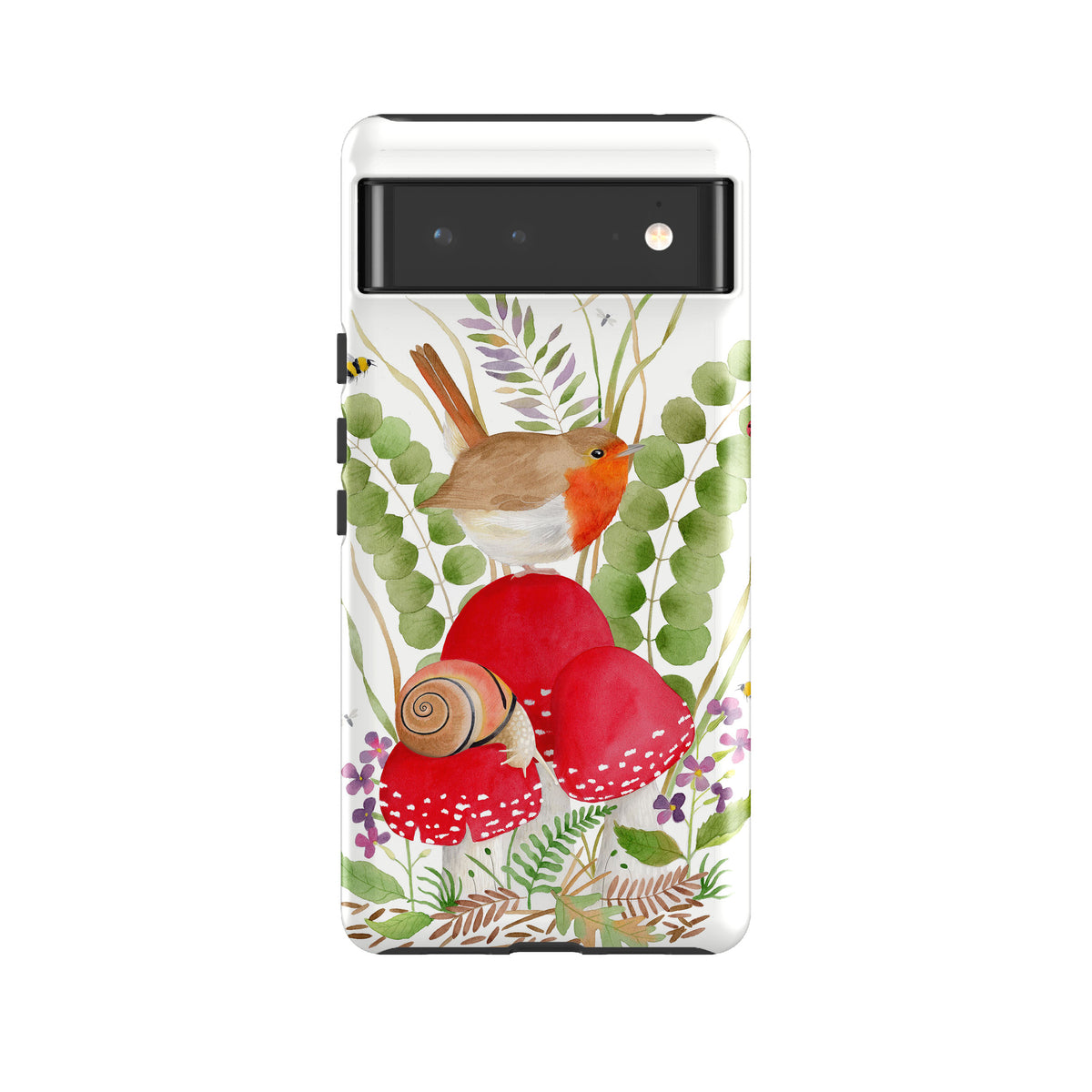 Google Tough Case -  Robin And Snail By Bex Parkin