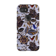 Google phone case-Royal Botanical-Product Details Raised bevel to protect screen from scratches. Impact resistant polycarbonate shell and shock absorbing inner TPU liner. Secure fit with design wrapping around side of the case and full access to ports. Compatible with Qi-standard wireless charging. Thickness 1/8 inch (3mm), weight 30g. Compatibility See drop down menu for options, please select the right case as we print to order.-Stringberry