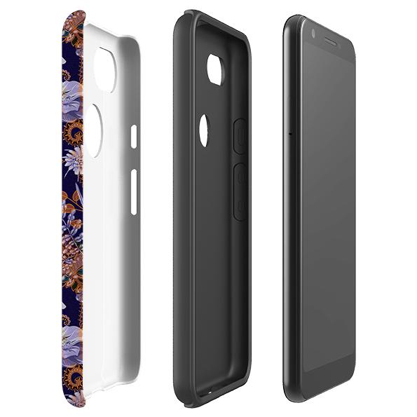 Google phone case-Sissinghurst-Product Details Raised bevel to protect screen from scratches. Impact resistant polycarbonate shell and shock absorbing inner TPU liner. Secure fit with design wrapping around side of the case and full access to ports. Compatible with Qi-standard wireless charging. Thickness 1/8 inch (3mm), weight 30g. Compatibility See drop down menu for options, please select the right case as we print to order.-Stringberry