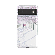 Google Tough Case - Verschneiter Park von Mary Stubberfield