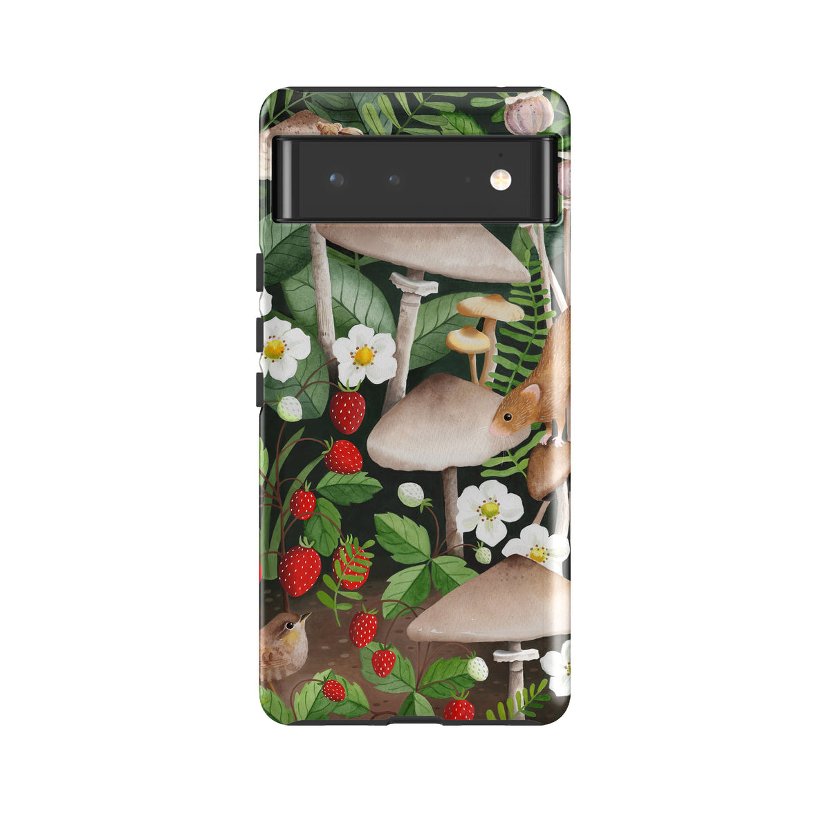 Google Tough Case - Erdbeerbeet von Bex Parkin