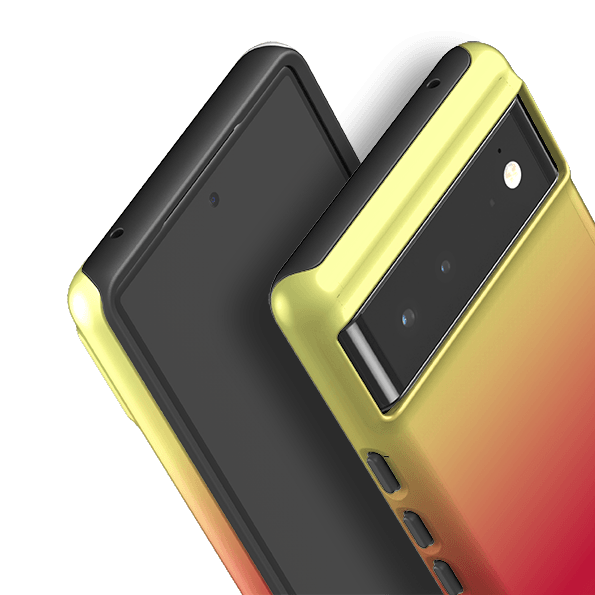 Google phone case-Sun By Kitty Joseph-Product Details Raised bevel to protect screen from scratches. Impact resistant polycarbonate shell and shock absorbing inner TPU liner. Secure fit with design wrapping around side of the case and full access to ports. Compatible with Qi-standard wireless charging. Thickness 1/8 inch (3mm), weight 30g. Compatibility See drop down menu for options, please select the right case as we print to order.-Stringberry
