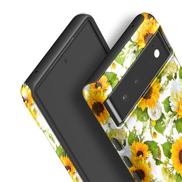 Google phone case-Sunlife-Product Details Raised bevel to protect screen from scratches. Impact resistant polycarbonate shell and shock absorbing inner TPU liner. Secure fit with design wrapping around side of the case and full access to ports. Compatible with Qi-standard wireless charging. Thickness 1/8 inch (3mm), weight 30g. Compatibility See drop down menu for options, please select the right case as we print to order.-Stringberry